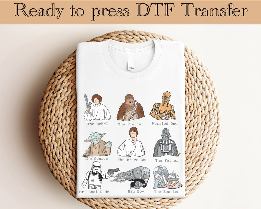 Starwars DTF Transfer