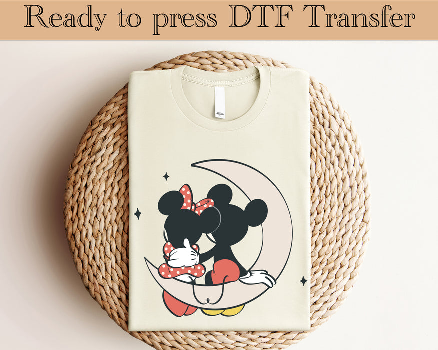 Mickey and Minnie Disney DTF Transfer