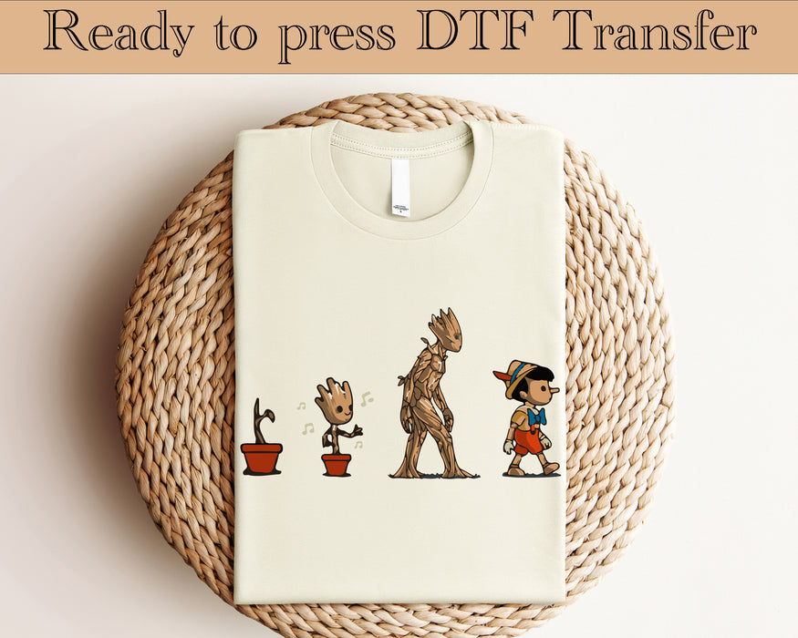 Groot Marvel DTF Transfer