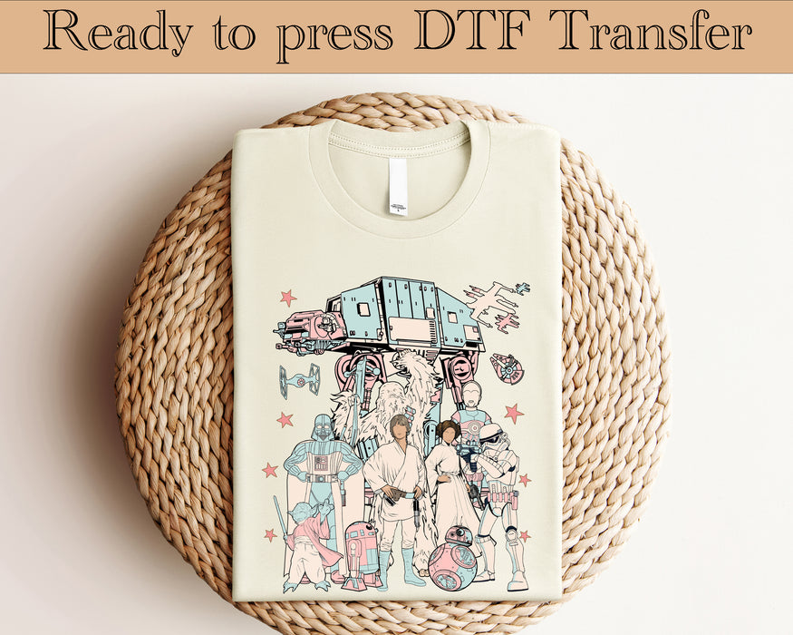 Starwars DTF transfer