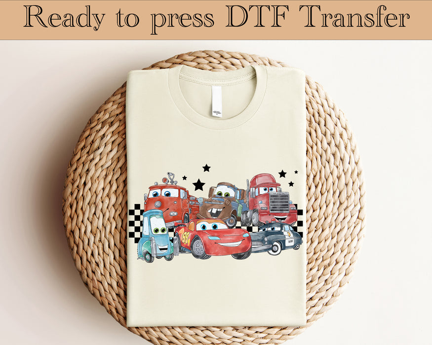 Cars Vintage DTF transfer