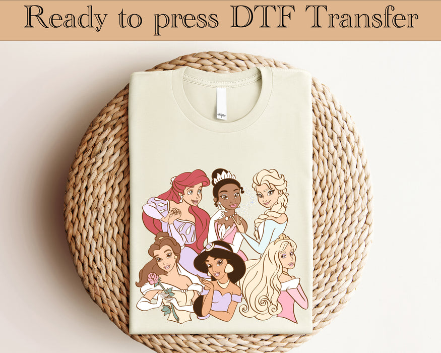 Princess DTF transfer