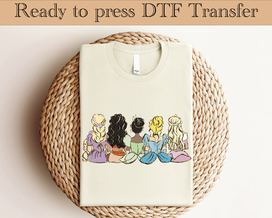 Princesses DTF Transfer