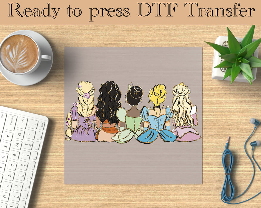 Princesses DTF Transfer