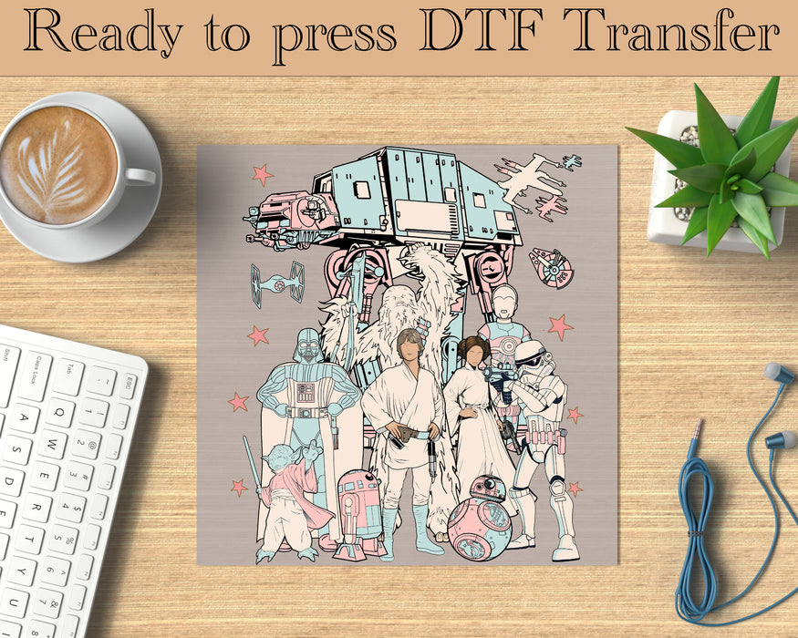 Starwars DTF transfer