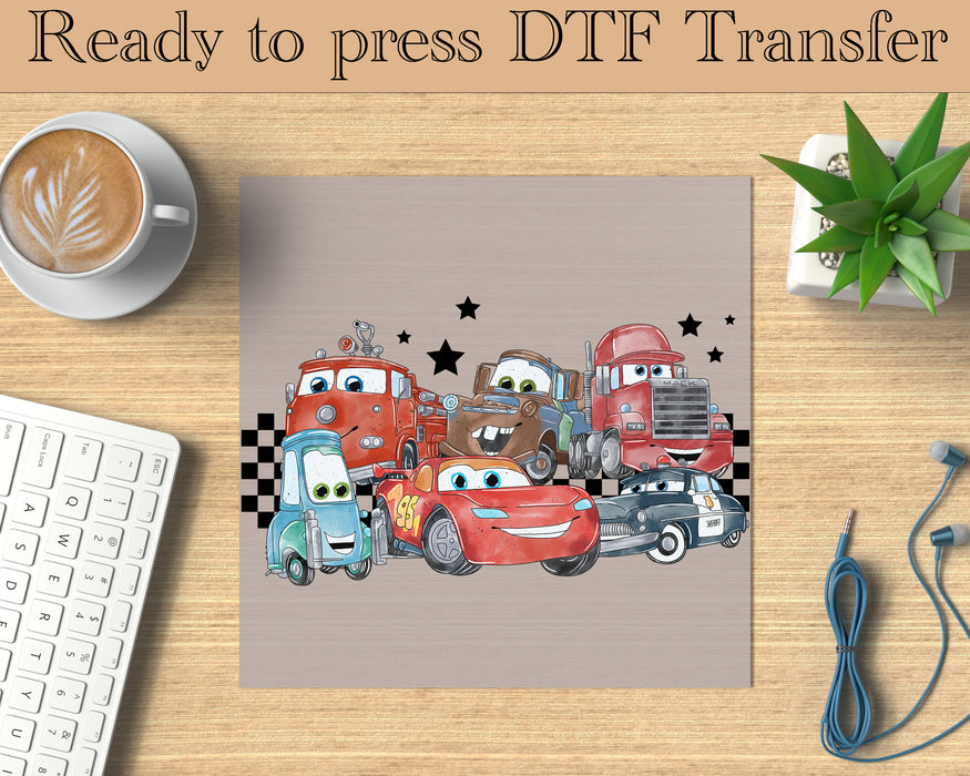 Cars Vintage DTF transfer