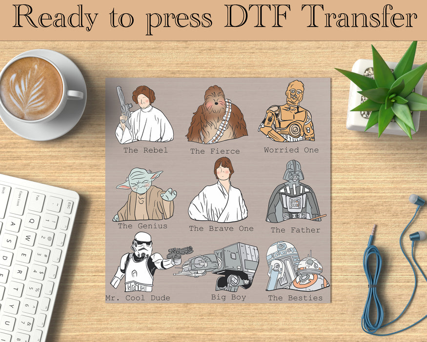 Starwars DTF Transfer