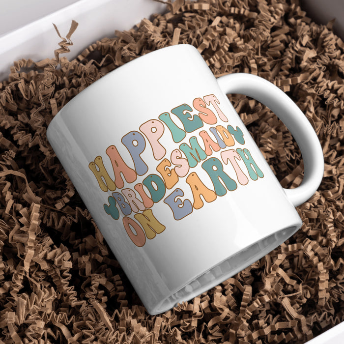 Happiest Bridesmaid on Earth Disney bridal shower Coffee mug