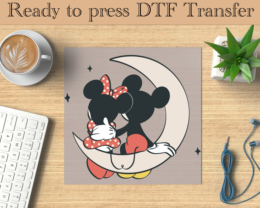 Mickey and Minnie Disney DTF Transfer