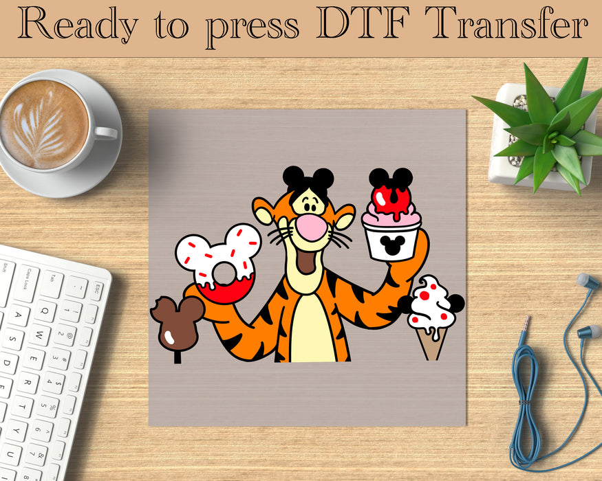 Disney Snacks Tigger DTF transfer