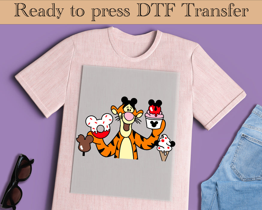 Disney Snacks Tigger DTF transfer