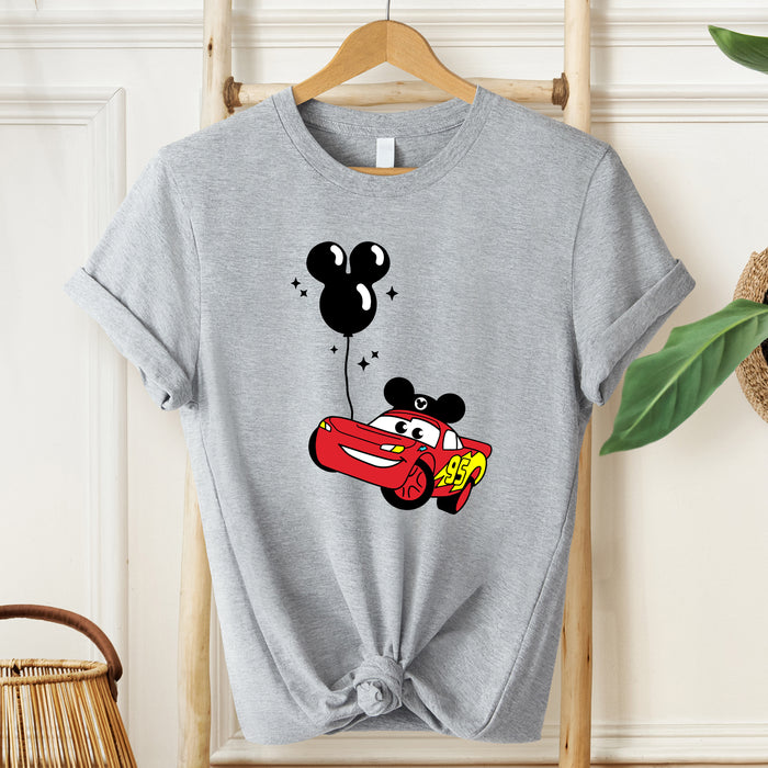 Disney McQueen Mickey Balloons Shirts