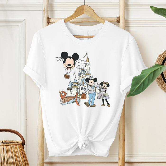 Disney Mickey and Minnie shirt, Disney Castle shirts