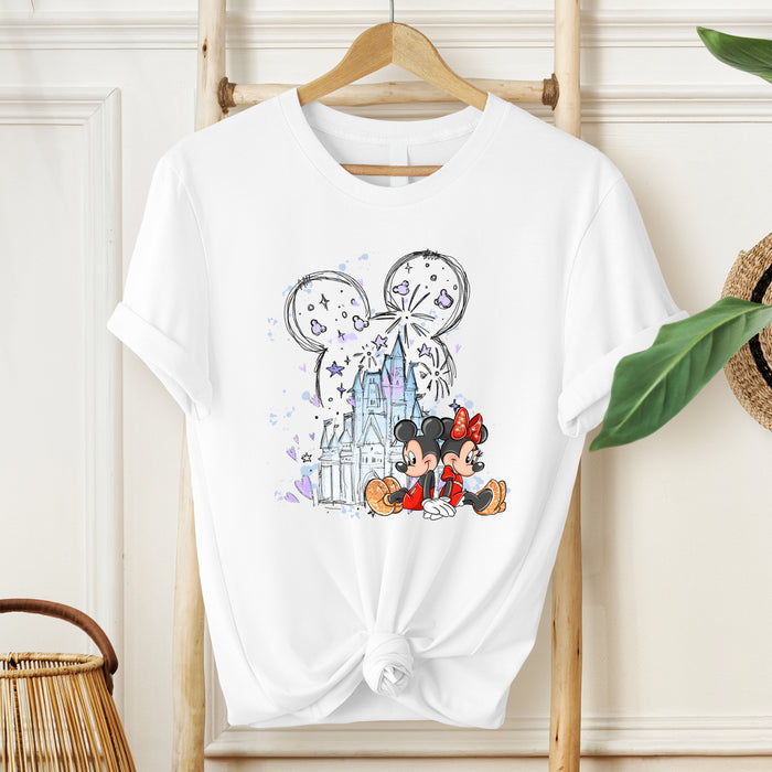 Disney Castle Mickey Minnie ears shirt