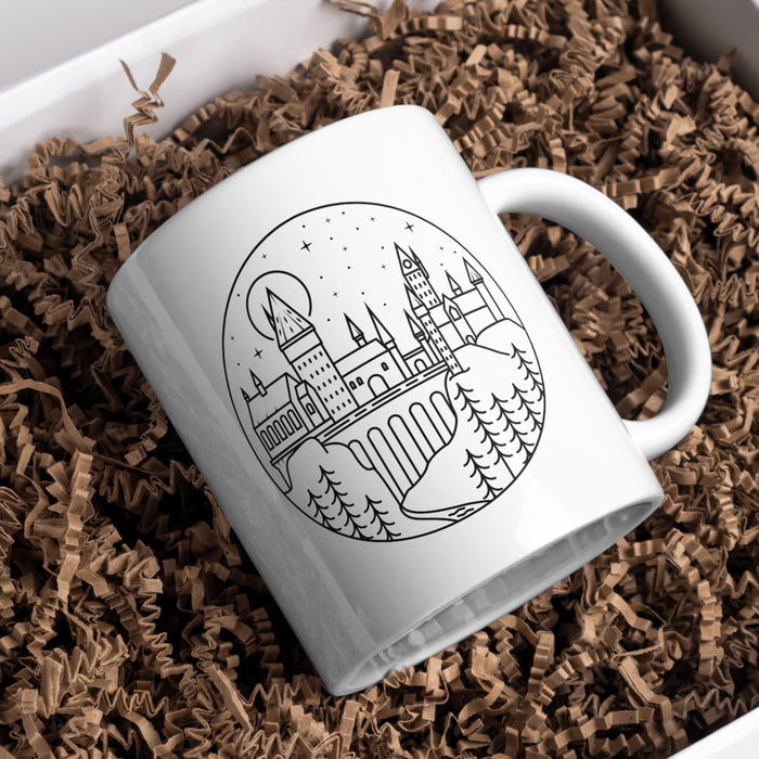 Wizard Mug, Wizard School Mug, Harry mug