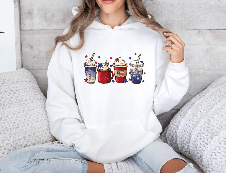 4th of july drink America Hoodie