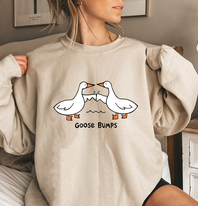 Goose Bumps Sweatshirt, Ducks funny Sweatshirt