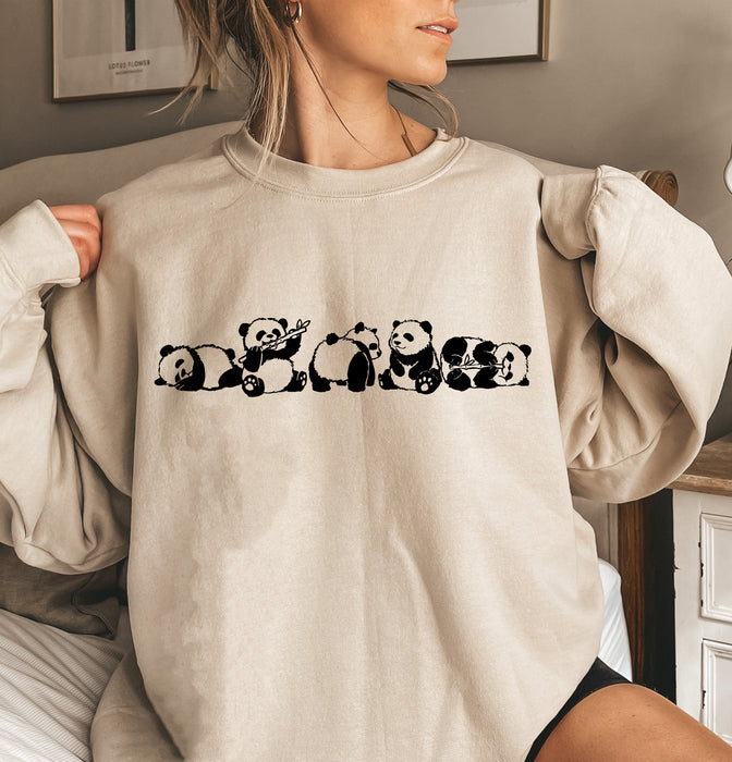 Panda sweatshirt, Panda Lovers Cute Sweatshirt