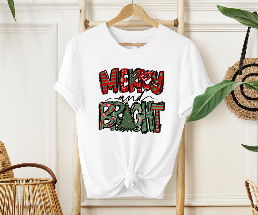 Merry and Bright Christmas shirt