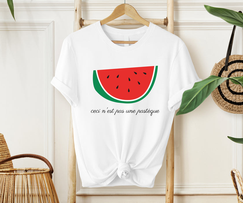 Palestine Shirt, This Is Not A Watermelon Shirt, "Ceci n'est pas une pastèque"