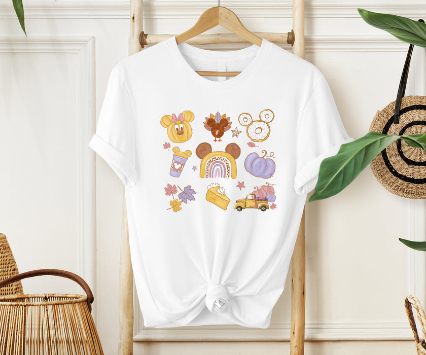 Halloween Mickey Fall Doodle Shirt