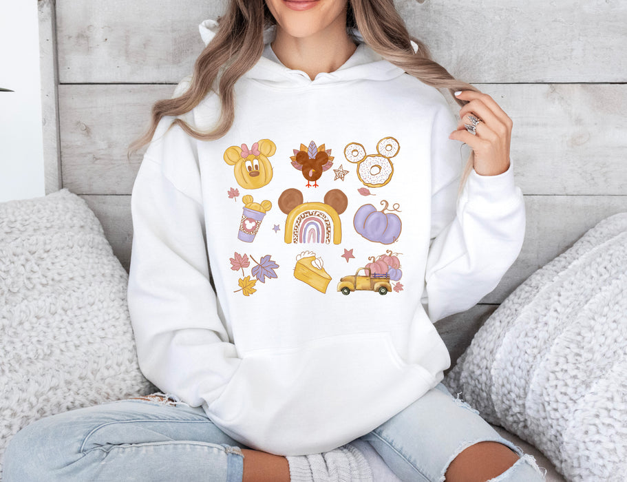 Halloween Mickey Fall Doodle Hoodie