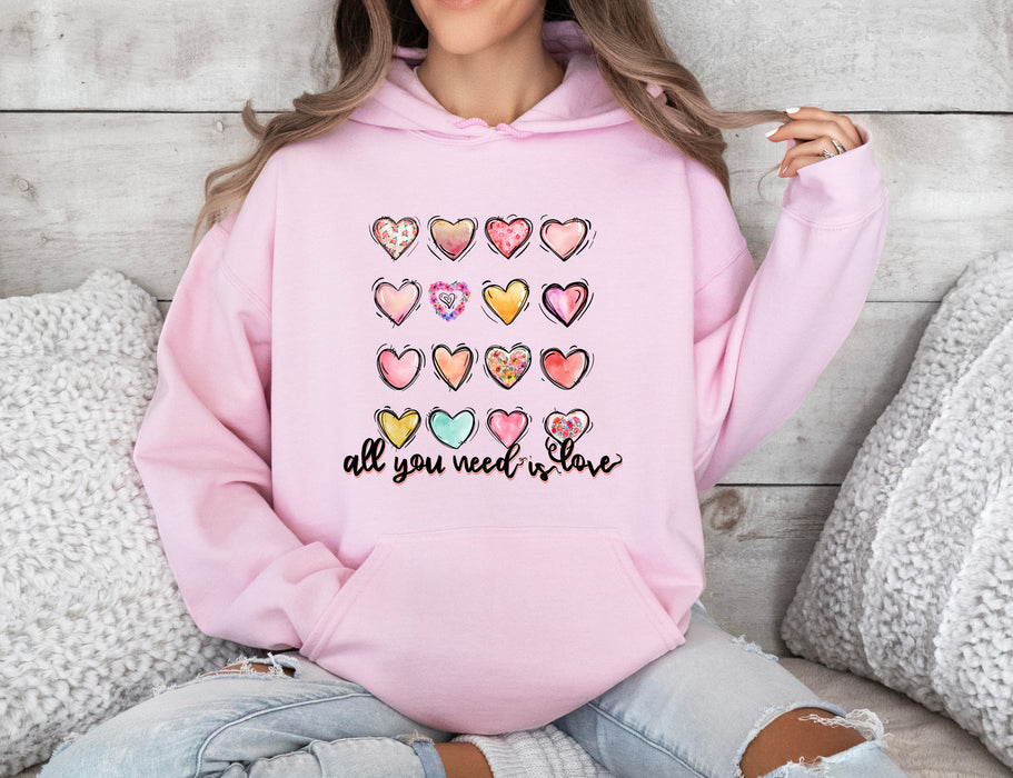 Valentine’s Day Hearts Hoodie