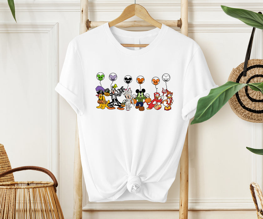 Mickey and friends halloween mickey balloons shirt