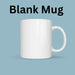 Create your own design with this customizable blank mug, perfect for personalized gifts.