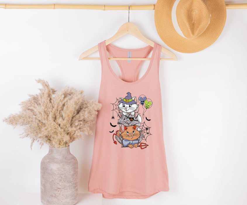 Get festive with our Disney Cats Halloween shirt featuring Aristocats.