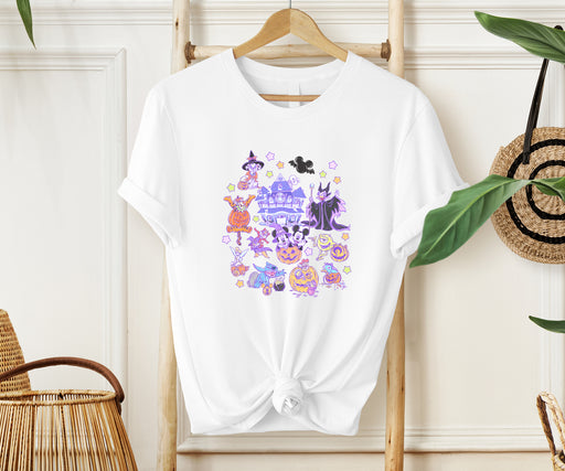 Celebrate Halloween with our Disney Halloween shirt featuring all characters.