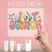 First Day of School Senior Shirt UV DTF decal, design that reflects the excitement.