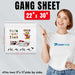 Easily design and create custom gang sheets for DTF printing, ideal for bulk projects.