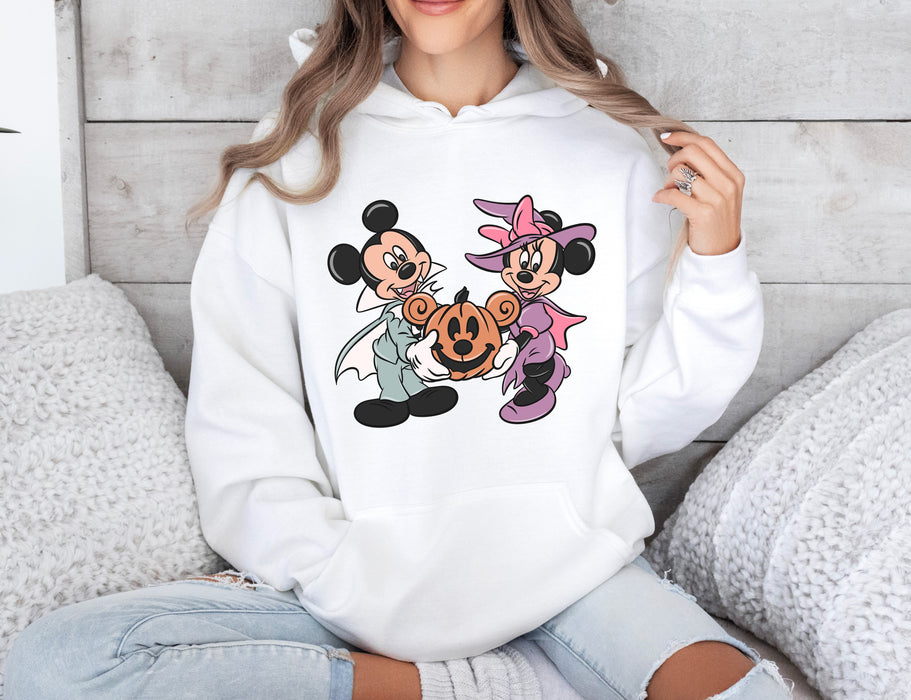 Embrace the Halloween spirit with our Mickey and Minnie Disney hoodie.