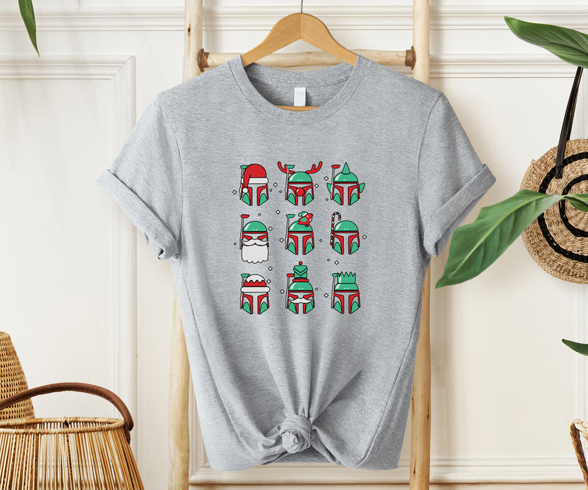 Show your holiday spirit with our Star Wars Boba Fett Disney Christmas shirt, perfect for fans.