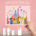 Adorable UV DTF decal featuring Winnie the Pooh, perfect for adding a touch of Hundred Acre Wood charm.